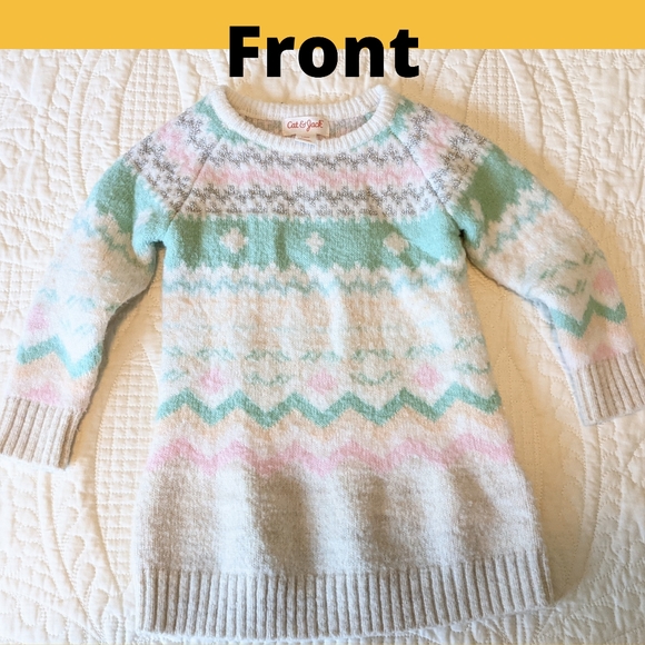 2 Cat & Jack Toddler Sweaters Size 18 months - Picture 2 of 9